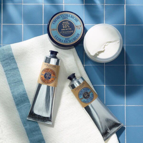 L'Occitane Shea Butter Foot Cream 150ml,L'Occitane Shea Butter Foot Cream,ล็อคซิทานเชียร์บัสเตอร์,บำรุงเท้า